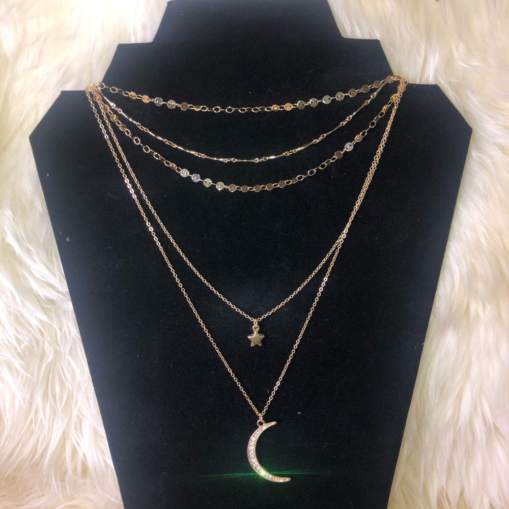 Star Moon Necklace